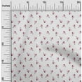 thumbnail image 2 of oneOone Viscose Jersey White Fabric Floral Dress Material Fabric Print Fabric By The Yard 60 Inch Wide, 2 of 4