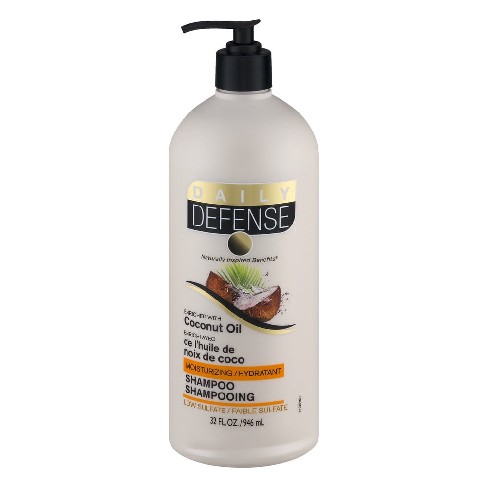 Daily Defense Coconut Oil Shampoo, 32 FL OZ
