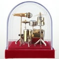 thumbnail image 4 of Drum Set Model, Drum Set Display, Miniature Musical Instrument Drum Set Model Display Delicated Friends For Music Lover, 4 of 8