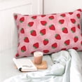 thumbnail image 5 of Kdxio Cotton Pillow Cases 16"x24" Pillowcases,Soft and Breathable Bedroom Pillow Cases-Strawberry, 5 of 8