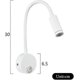 thumbnail image 5 of 2 Pieces LED Reading Light Wall Mounted Aluminum Silver Color, Desk Lamp Warm White Light Eye Protection Design, Bedside Lamp with Switch, 5 of 5