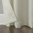 thumbnail image 5 of No. 918 Sora Casual Textured Semi-Sheer Grommet Curtain Panel, 40"x84", Ivory, 5 of 5