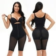 thumbnail image 6 of Fesfesfes Women Full Body Shaper Bodycon Bodysuit Straped Tummy Control Shapewear Ladies Plus Size Corset Underwear, 6 of 8