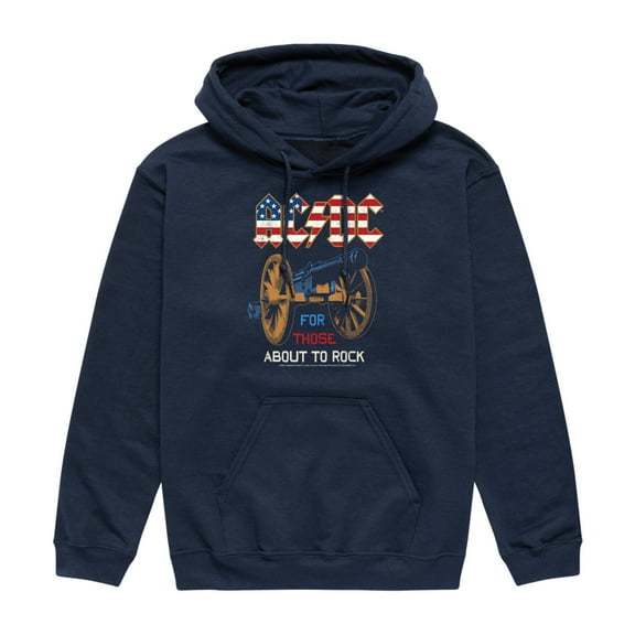 ACDC - For Those About To Rock - Men's Pullover Hooded Fleece Sweatshirt