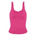 thumbnail image 4 of BYHONG Women's Suspender Tank Top - Slim Fit Summer Vest, Solid Color Womens Blouses & Casual Top Pink M, 4 of 4