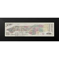 thumbnail image 2 of Boynton 24x10 Black Modern Framed Museum Art Print Titled - New York City New York - Boynton 1888, 2 of 5