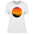 thumbnail image 1 of Orange Sunset Portrait T-Shirt Women -Image by Shutterstock, Female Small, 1 of 2
