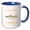 Blue/White, variant on 3drose, Utah Territory Fish Bonneville Cutthroat Trout, 11oz Mug