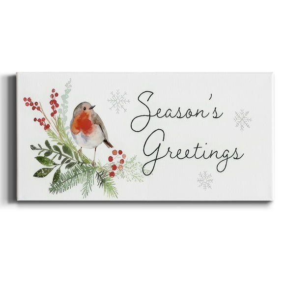 Winter Visitor Collection D- Gallery Wrapped Canvas