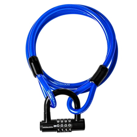DocksLocks 15ft Straight Security Cable with Looped Ends and U-Lock - 2.35 lbs. price history on PriceWatchPro