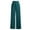 #004-Blue, variant on Women's Corduroy Straight Leg Pants - Solid Color Casual Trousers with Retro Style & Versatile Fit