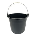thumbnail image 4 of Barrel Bucket Black Bucket Multipurpose Compact Easter Bucket Party Cement Bucket Black Buckets for Indoor Household Cleaning Garden 15L, 4 of 9
