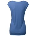 thumbnail image 2 of FashionOutfit Women's Ribbed Basic Sleeveless Tank Top, 2 of 4