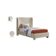 thumbnail image 2 of Meridian Furniture Penny Beige Fabric Twin Bed, 2 of 7