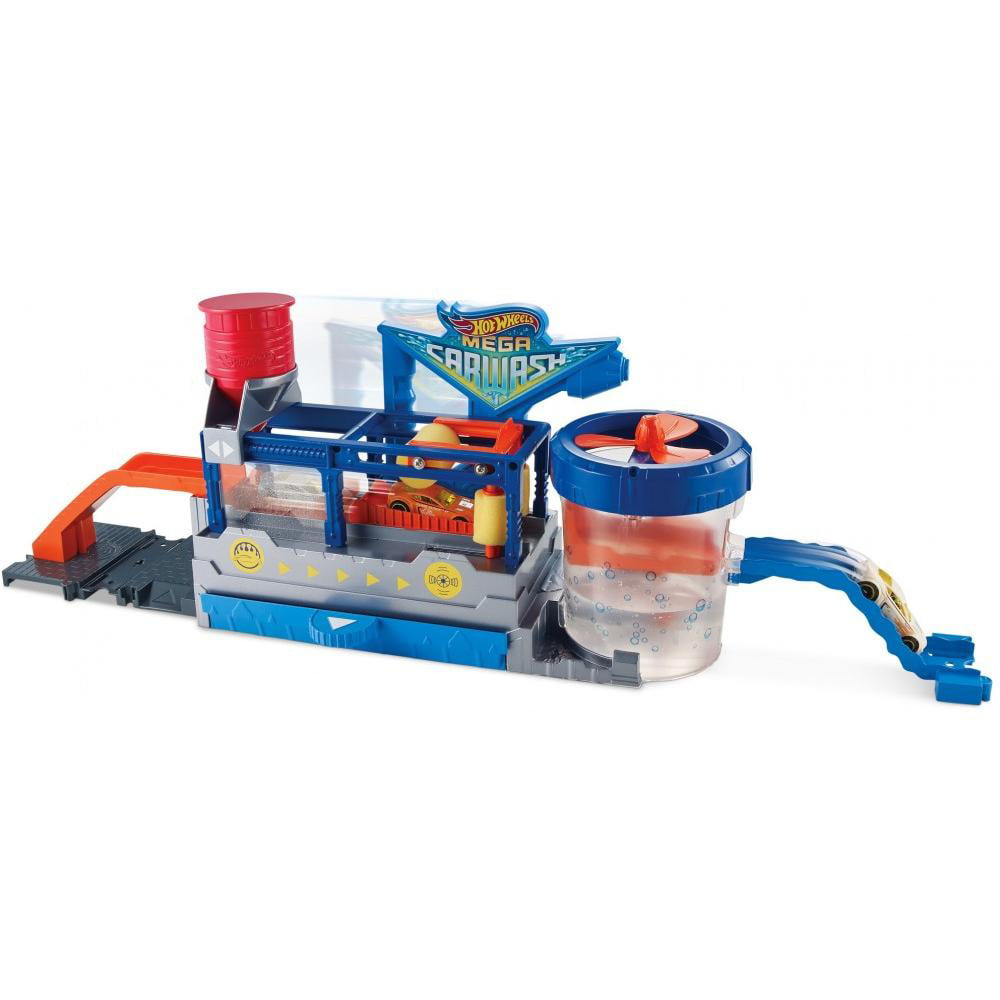 Hot Wheels Ultimate Gator Car Wash Kids Play Set With Color Shifters Car 