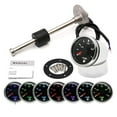 thumbnail image 3 of 52mm Fuel Level Gauge With 100-550mm Fuel Level Sensor 7 Color Marine Boat Car Point Fuel Tank Level Meter For Oil Tank Level ,Easy Setup, 3 of 8