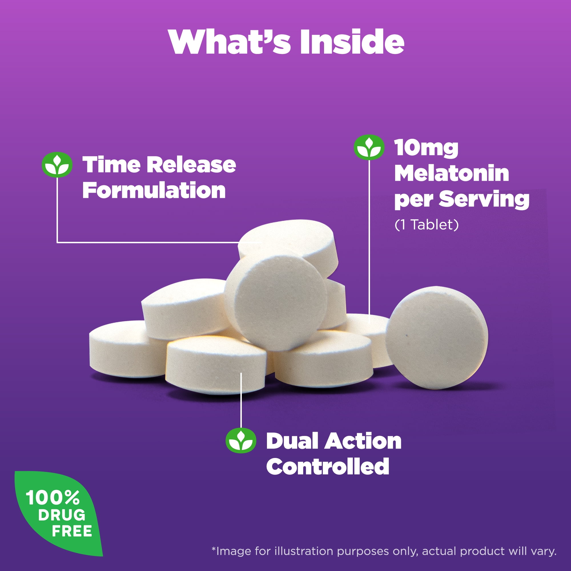 Natrol Advanced Sleep Melatonin Time Released Capsules, 10mg, 100 Ct