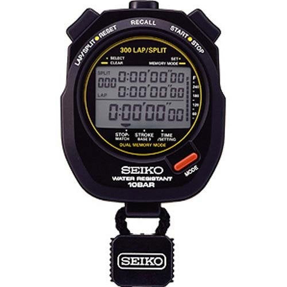 Seiko 300 Lap Split Memory Timer Stopwatch For Aquatic Sports