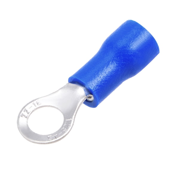 RV1.25-4S Insulated Crimp Terminal Ring Spade Wire Connector 10Pcs