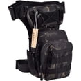 thumbnail image 1 of Bolsa para pierna, bolsa táctica militar para muslo, bolsa multifunción Molle para senderismo, acampada, escalada, viajes, motocicleta, ciclismo, caza, camuflaje, 1 of 3