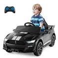 thumbnail image 1 of Gymax 12V Kids Ride on Car Licensed Ford Mustang Shelby GT500 w/ Remote Control Black, 1 of 8
