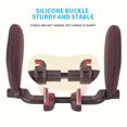 thumbnail image 2 of Almohada ergonómica para reposacabezas de auto, soporte óptimo para cabeza y cuello, ideal para viajes largos. Disponible en negro, gris, café y beige. Incluye accesorios de montaje., 2 of 7