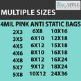 thumbnail image 7 of 4 Mil Pink Anti-Static Heavy Duty Plastic Flat Bags - 24" x 36" & (50 Bags), 7 of 7