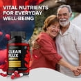 thumbnail image 4 of Clear Flux Capsules - ClearFlux Advanced Supplement, Maximum Strength, Maintain Healthy Levels, 2 Pack, 120 Capsules, 4 of 7