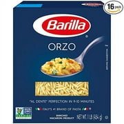 Barilla Pasta, Orzo, 16 Ounce (Pack of 16)