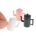 thumbnail image 4 of 1/12 Scale Dollhouses Metal Coffee Maker Hinged Top Retro Miniature Kitchenware Metal Decorative Props, 4 of 9