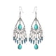 thumbnail image 1 of Qarigey Dido-pendientes con borlas de estilo bohemio para mujer y niña, aretes colgantes con flecos largos, joyería Vintage para mujer Ropa, zapatos y accesorios Miscelánea verde, 1 of 6