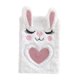 thumbnail image 1 of Girls Boys Plush Notebook Diary 3D Cute Animal Designs A5 Size Journal School Birthday for Girls Kids White Rabbit, 1 of 3