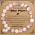 thumbnail image 3 of CoreLiving Mama Beaded Bracelets for Mom Gifts on Mothers Day Easter Birthday Christmas Pregnancy Announcement Adjustable Wrist Jewelry for New First Time Mom, 3 of 10