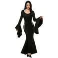 thumbnail image 4 of Adult Wednesday Morticia Addams Costume, 4 of 5