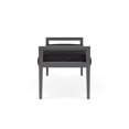 thumbnail image 2 of Pemberly Row Waiting Reception 2 Seat Bench Wood Frame in Gray, 2 of 5