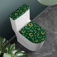 thumbnail image 2 of HELLHERO Toilet Protector Cover Shamrocks and Golden Horseshoes 2-Piece Stretch for Bathroom Home Adjustable Toilet Seat Cover Replacement, 2 of 8