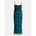 thumbnail image 4 of No Boundaries Satin Trim Cami and Maxi Skirt Set, 2-Piece, Women’s, 4 of 4