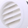 thumbnail image 4 of Grille d'Évacuation d'Air Ronde en Plastique Couverture de Ventilation Murale, 4 of 9