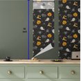 thumbnail image 5 of Ambesonne Halloween Peel & Stick Wallpaper for Home, Cat Bat Ghost Pumpkin Art, 13"x36", Orange Grey Black, 5 of 5