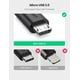 thumbnail image 2 of Adaptador de cable OTG UGREEN Micro USB 2.0 macho a hembra negro, 2 of 7