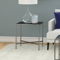 thumbnail image 6 of Henn&Hart 20" Gunmetal Gray Metal Side Table, 6 of 8