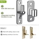 thumbnail image 2 of Stainless Steel Gate Hinge, 3.9 Inches with 5/8 Inch Hole, Wall-Mounted for Farm Gates, 2 of 5