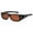 Black With Brown lens, variant on Polarized Sunglasses Cover Over Glasses Anti Glare Block Lens Driving Medium