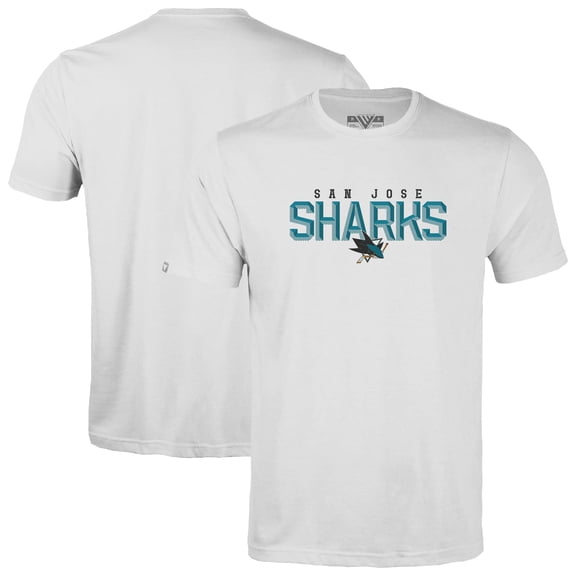 Men's Levelwear White San Jose Sharks Richmond Carve T-Shirt