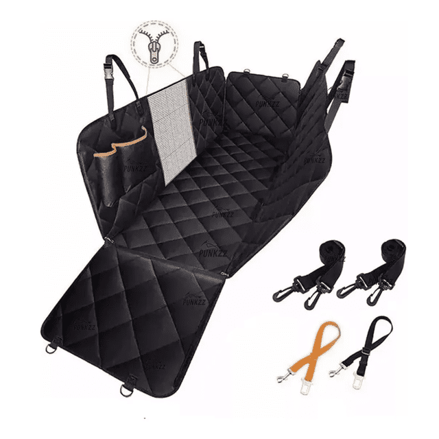 Funda Impermeable Cubre Asiento Para Mascotas Perro De Auto negro