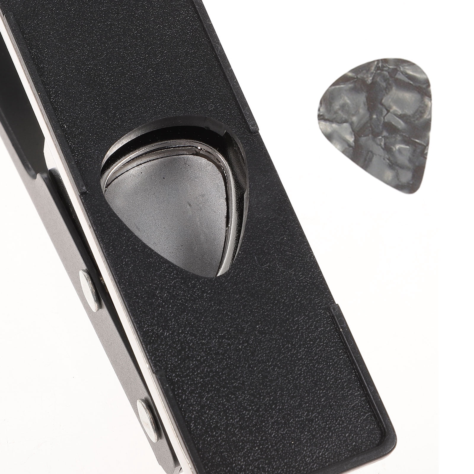 WRISTBIQUE Guitar Pick Punch Maker 1Set for DIY Guitar Picks Black Metal 18x6x4cm