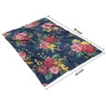 thumbnail image 4 of Pioneer Flower Blanket,Comfortable Soft Flannel Throw Blanket,All Season,Warm Lightweight Blankets for Sofa Bed Couch Living Room Chair,40"x50"(100x130cm), 4 of 4
