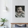 thumbnail image 3 of Nawypu Cute Baby Poster Newborn Baby Photography Poster Pregnant Women And Expectant Mothers Wall Decoratio Canvas Painting Wall Art Poster for Bedroom Living Room Decor Frame-style, 3 of 4