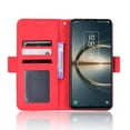 thumbnail image 3 of Case for TCL 30V 5G Cover Adjustable Detachable Card Holder Magnetic closure Leather Wallet Case - Red, 3 of 5