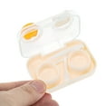 thumbnail image 4 of Unique Bargains 1 Set Contact Lens Case Contact Lens Container Contact Lens Carrier Puppy Style A 2.36"x1.65"x1.1" Orange, 4 of 5